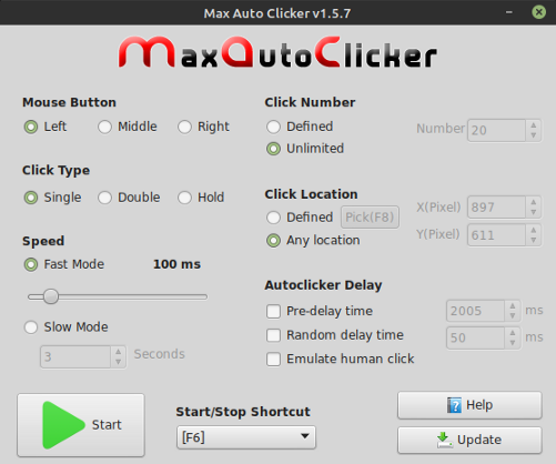 Max Auto Clicker