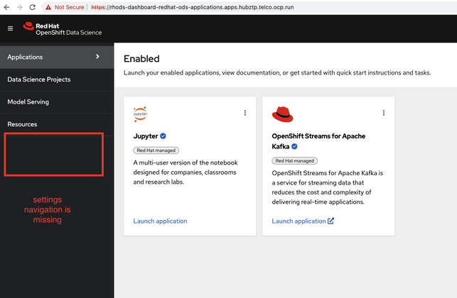 Cover image for Solving the Access Issue for the `kubeadmin` User in Red Hat OpenShift Data Science Project. Unable to access Settings page