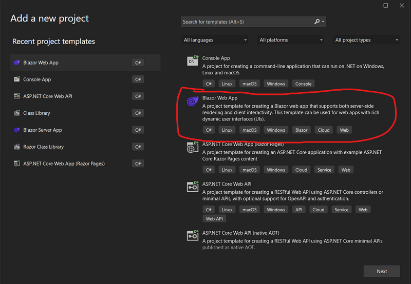 MudBlazor with Blazor SSR - New Blazor Web App