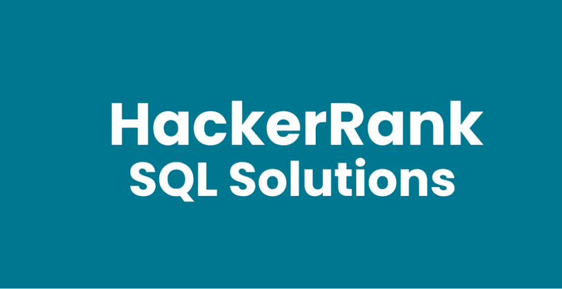 Cover image for HackerRank SQL Problem Solving Questions With Solutions