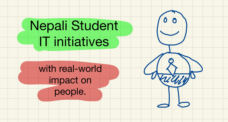 Cover image for Nepali Student IT initiatives with real-world impact on people.