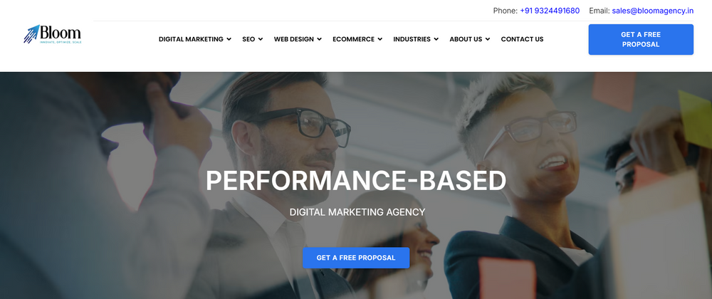Cover image for "Bloom Digital Marketing Agency"