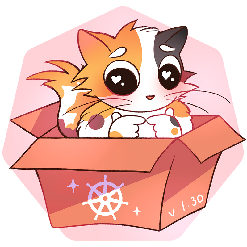 Kubernetes 1.30 Uwubernetes logo