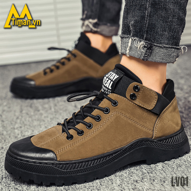 Giày boot nam LV01