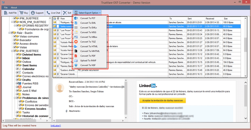 TrustVare OST to PST COnverter