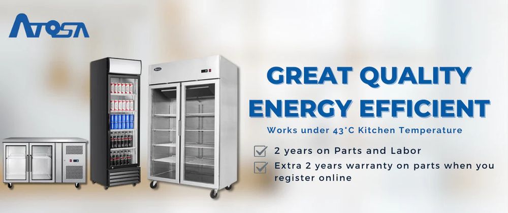 Cover image for glass door display freezers