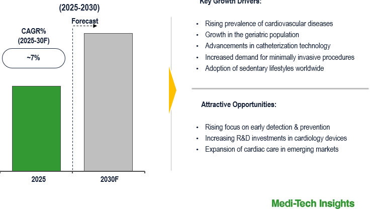 Cover image for Global Cardiac Catheterization Market to Expand at 7% CAGR Owing to Rise in Hypertension Cases by 2030