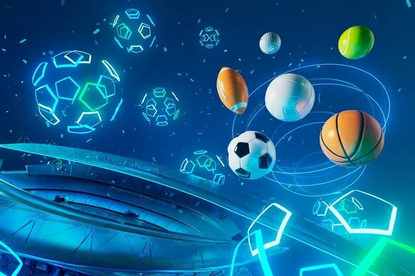 Sport Rendering Background Sports Game Illustration Realistic Abstract Backdrop Ball — Stock Photo, Image