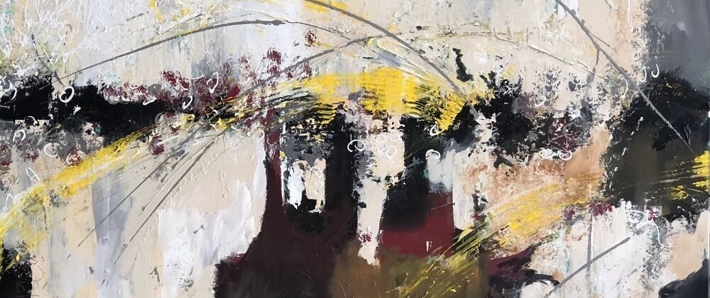 Cover image for Oversized abstract art