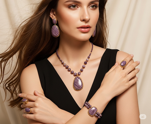 Cover image for The Beauty and Allure of Charoite Jewelry: A Unique Gemstone for Every Occasion