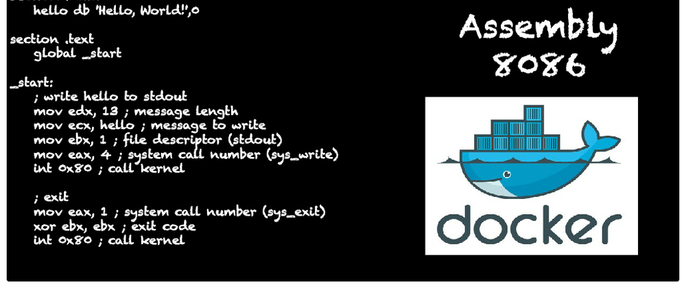 Cover image for Containerize your assembly language code