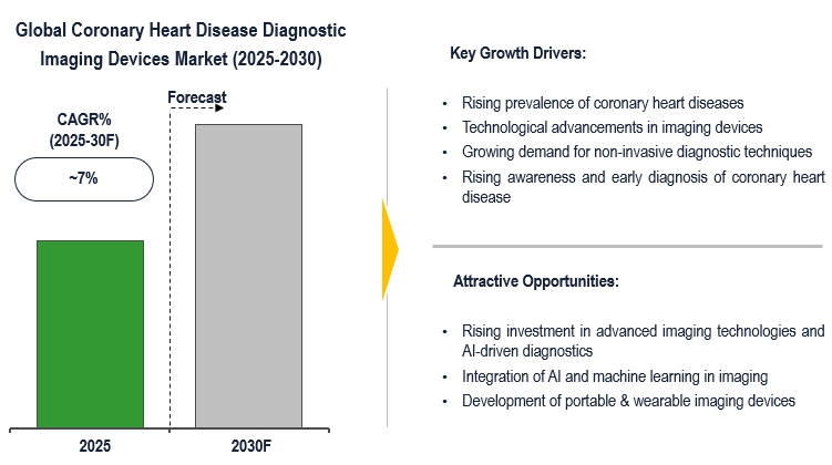 Cover image for Global Coronary Heart Disease Diagnostic Imaging Devices Market Achieving 7% CAGR by 2030
