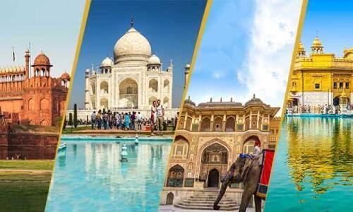 Cover image for Golden Triangle India: Where History Meets Beauty