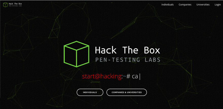 Hack The Box how to get in