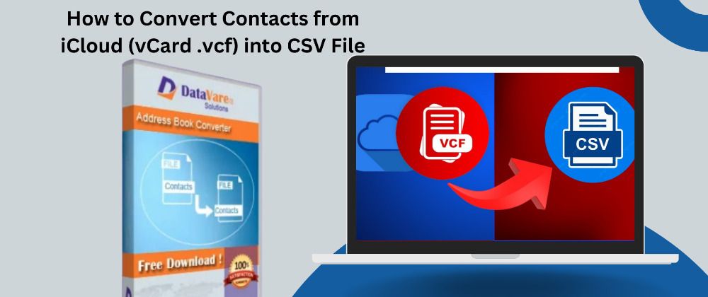 Cover image for How to Convert Contacts from iCloud (vCard .vcf) into CSV File?