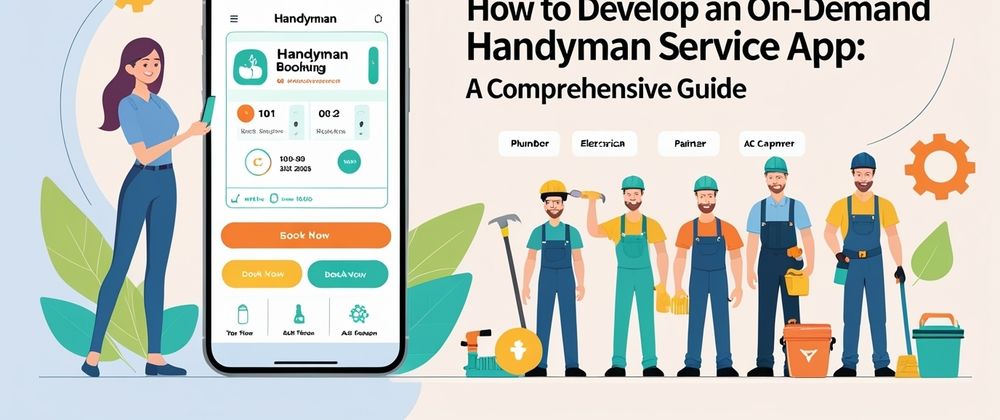 Cover image for How to Develop an On-Demand Handyman Service App: A Comprehensive Guide