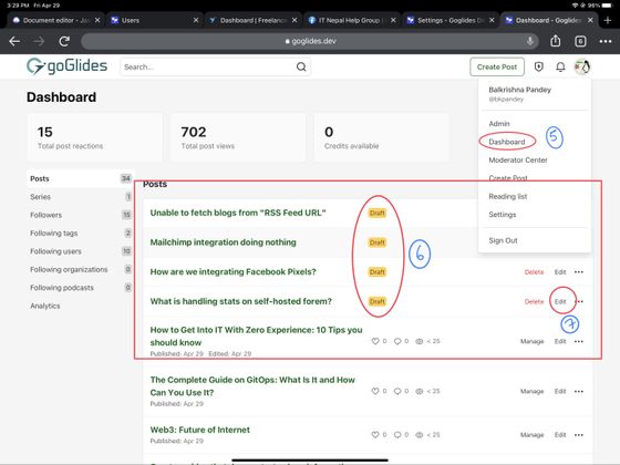 Cover image for How I Cross Posted medium blog to goglides DEV using RSS Feed