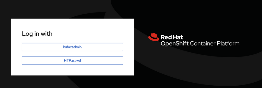 Openshift HTPasswd Login page
