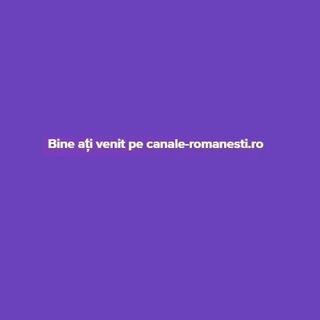 Canale Romanesti profile picture