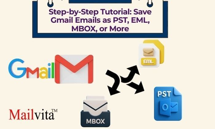 Cover image for Step-by-Step Tutorial: Save Gmail Emails as PST, EML, MBOX, or More