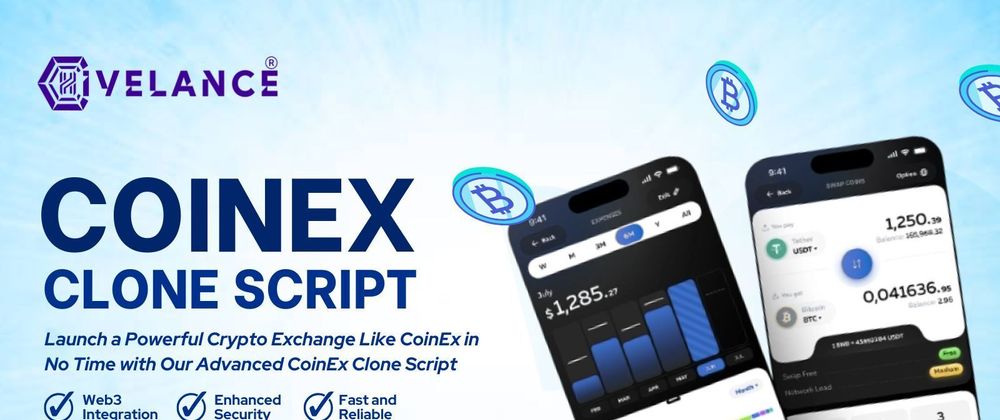 Cover image for CoinEx Clone Script: Launch a High-Performance Crypto Exchange Effortlessly