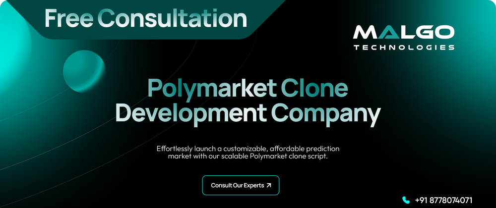 Cover image for How to Build a High-Performance Prediction Market with Malgo’s Polymarket Clone